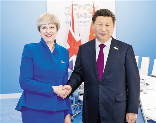 習(xí)近平應(yīng)約同英國(guó)首相特雷莎·梅通電話