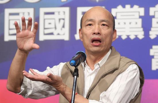 面對(duì)各界頻頻點(diǎn)名參選2020 韓國(guó)瑜首度松口