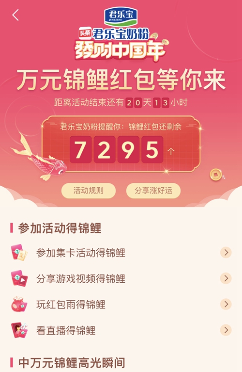 頭條系紅包活動介紹。截圖