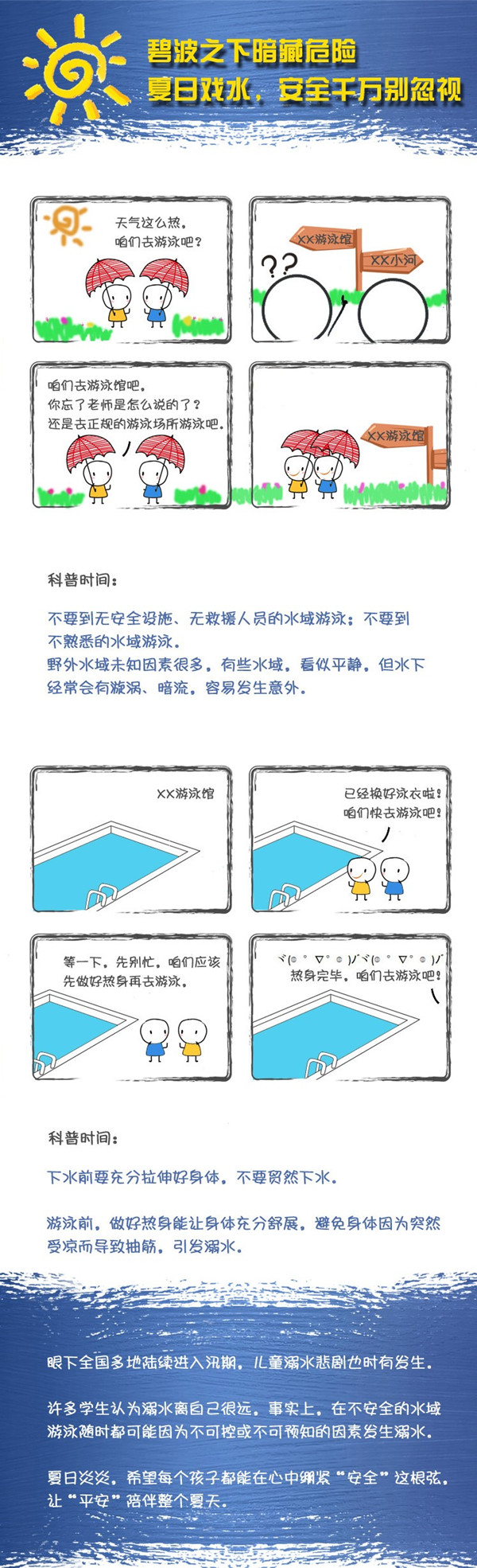 碧波之下暗藏危險 夏日戲水，安全千萬別忽視
