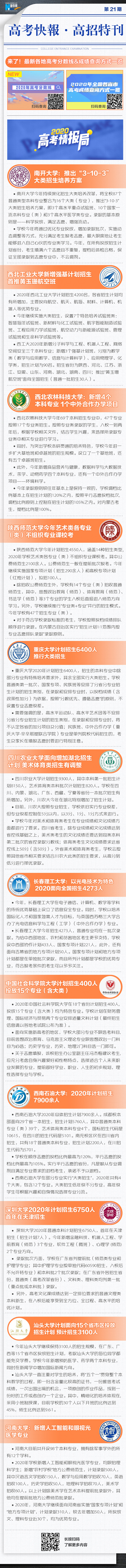 高考快報(bào)·高招特刊