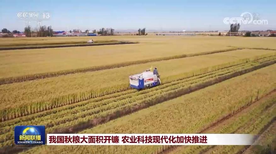 【在習(xí)近平新時(shí)代中國(guó)特色社會(huì)主義思想指引下】我國(guó)秋糧大面積開鐮 農(nóng)業(yè)科技現(xiàn)代化加快推進(jìn)