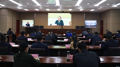 東昌府區(qū)組織收聽收看省、市疫情防控工作視頻會議  江紹華對東昌府區(qū)疫情防控工作進行安排部署