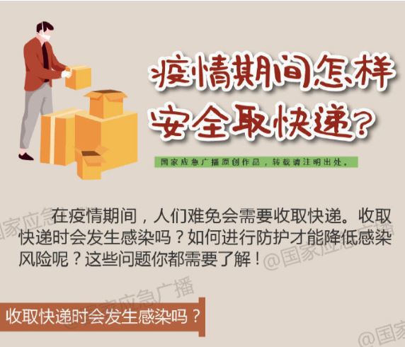 疫情期間怎樣安全取快遞？一圖告訴你！