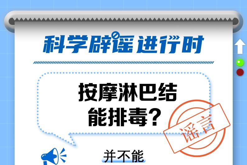 中新真探：注意！按摩淋巴結(jié)并不能排毒