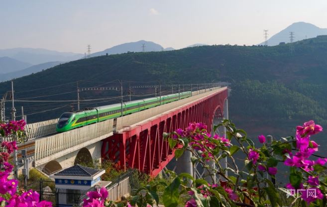 中老鐵路上半年客貨運輸量質(zhì)雙升 發(fā)送旅客989.6萬人次、發(fā)送貨物1004.9萬噸