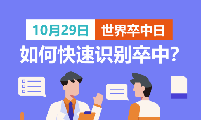 世界卒中日：如何快速識(shí)別卒中？