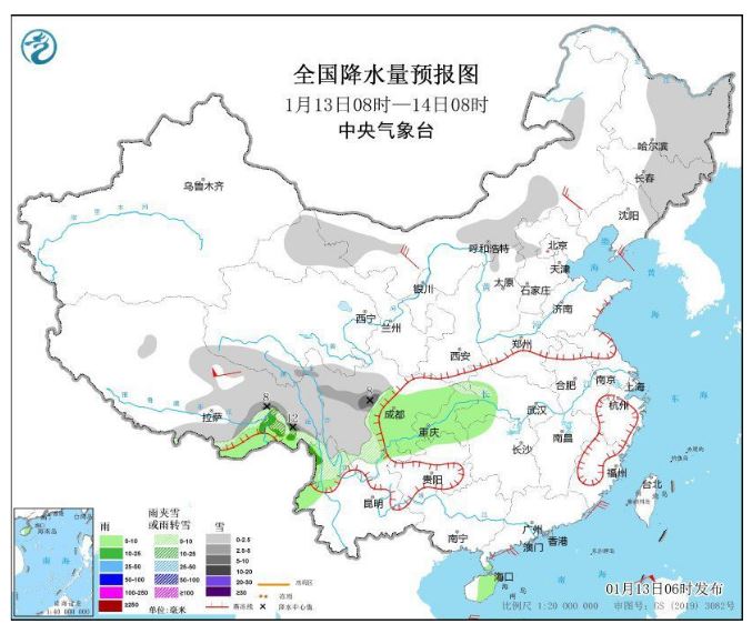 較強(qiáng)冷空氣將影響中東部地區(qū) 西藏東部等地有降雪
